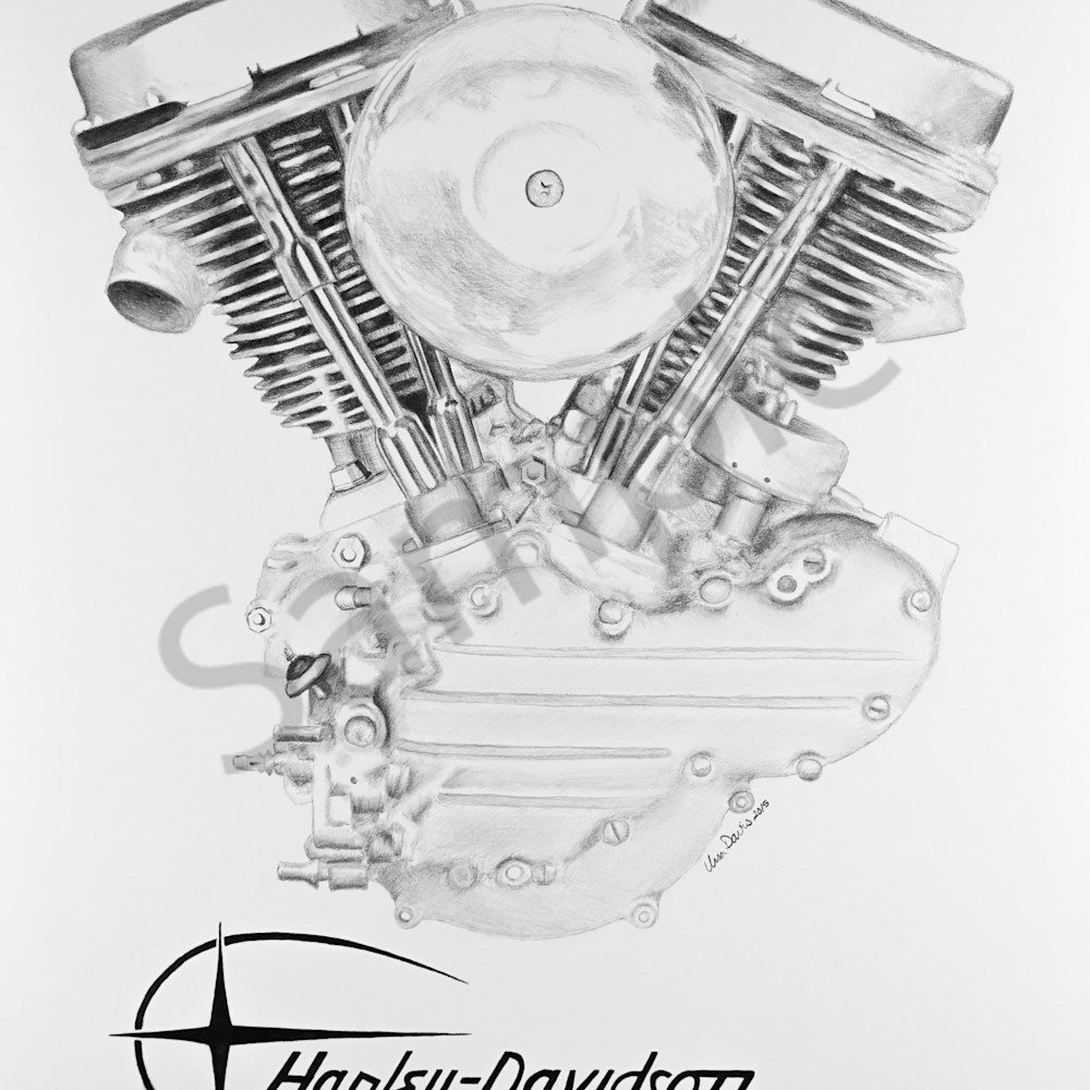 Panhead harley engine logo 1919 xvolbk