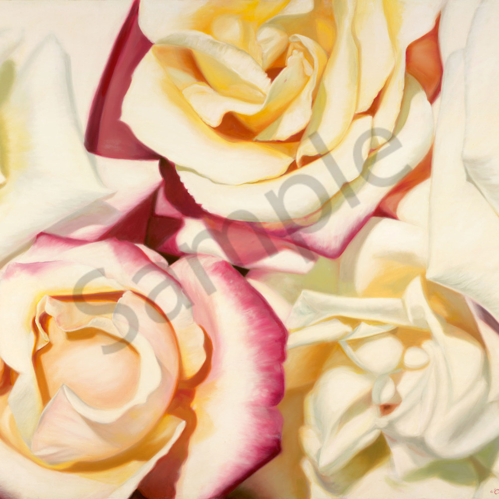 Clew 007 floral roses 100x120cm orig dvowtc