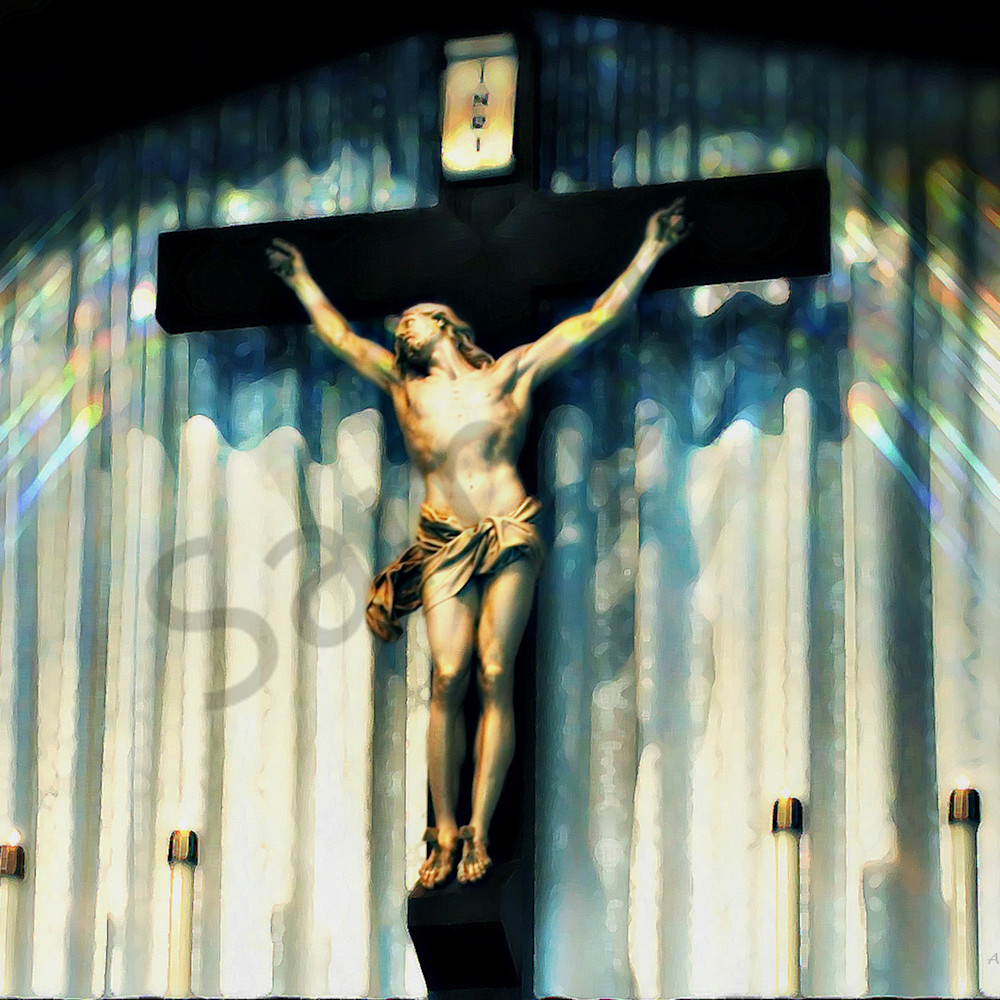 Easter crucifix 2011   tony effect   clarity crop nr anthony and divine efct2   ps paint daubs crop cmbn tag wa5dwb