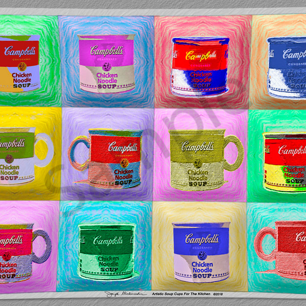 Many colored soup cups ldzjgg