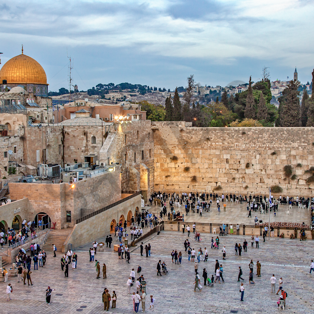 Western wall jerusalem israe f2xdkc