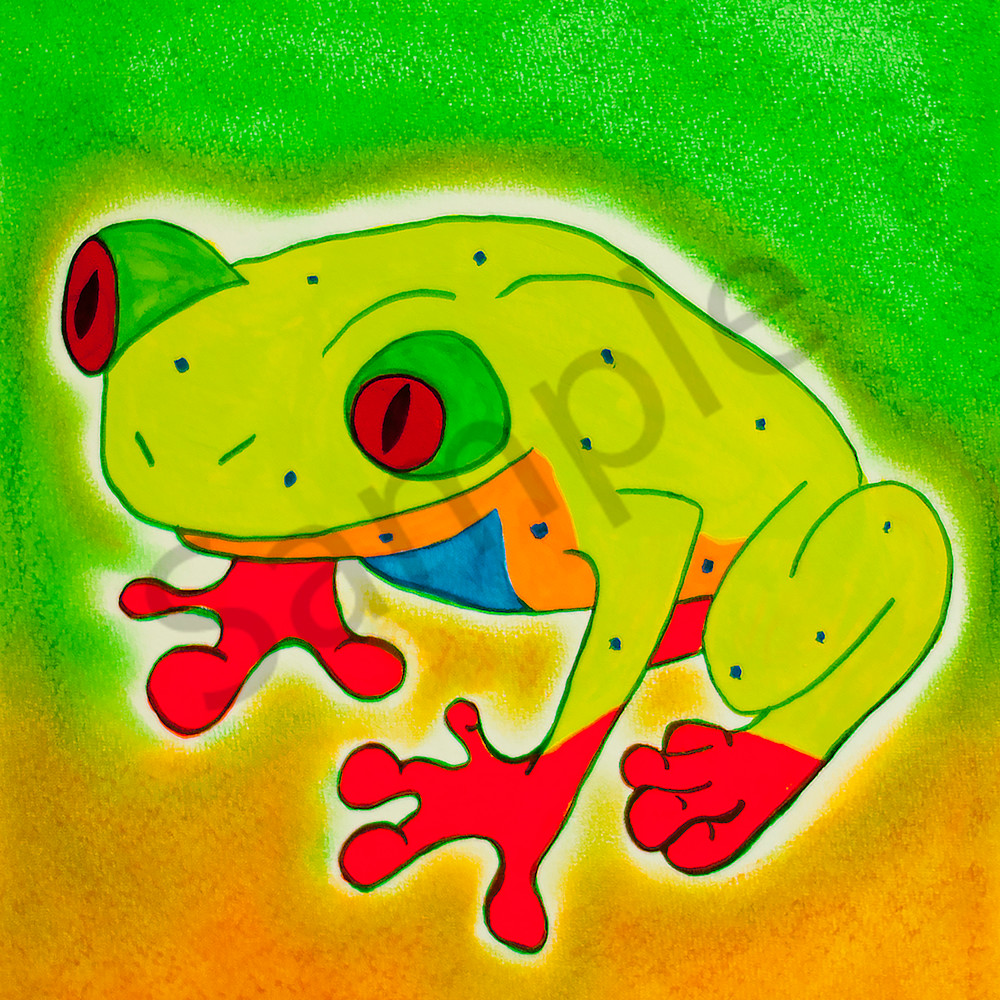 Tree frog 5x7 emnguq