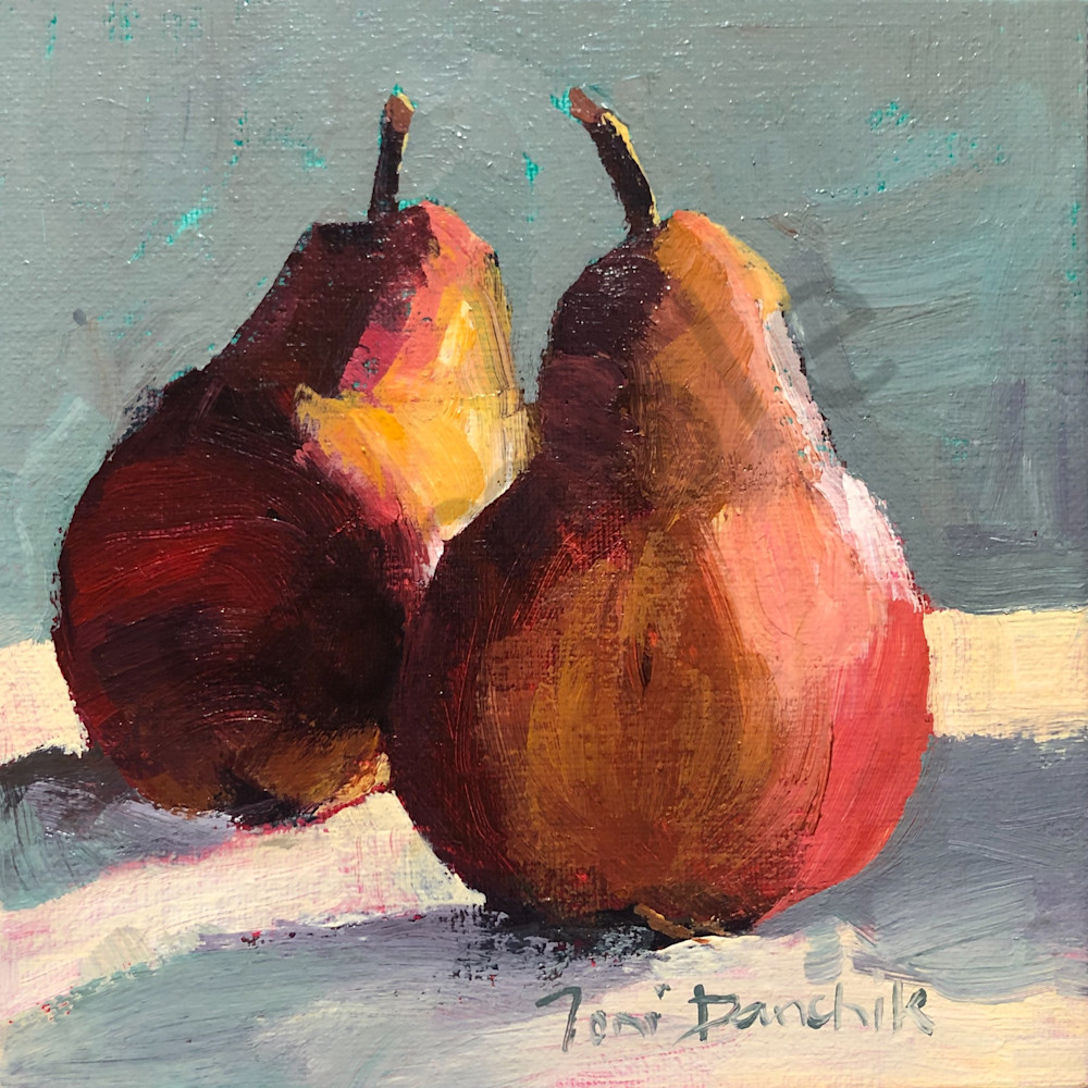 18   two pears 4 x 4 acrylic jvdvv6