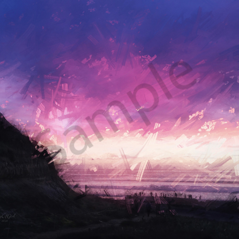 1st sunset of 2020 at torrey pines   jan 2020 abstract enlight   ps paint daubs2 cmbn art4theglryofgod urjxng