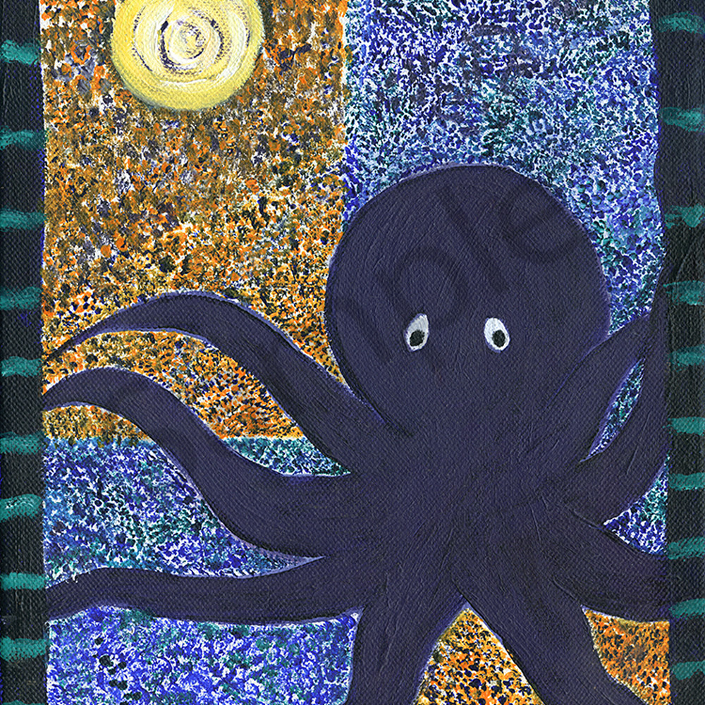Whimsical octopus bxxt9h