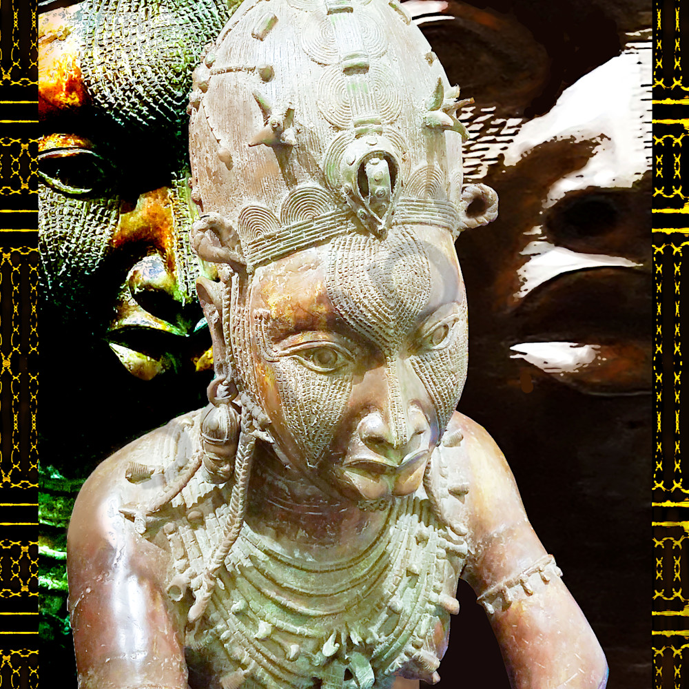 West african bronze queen baa1be