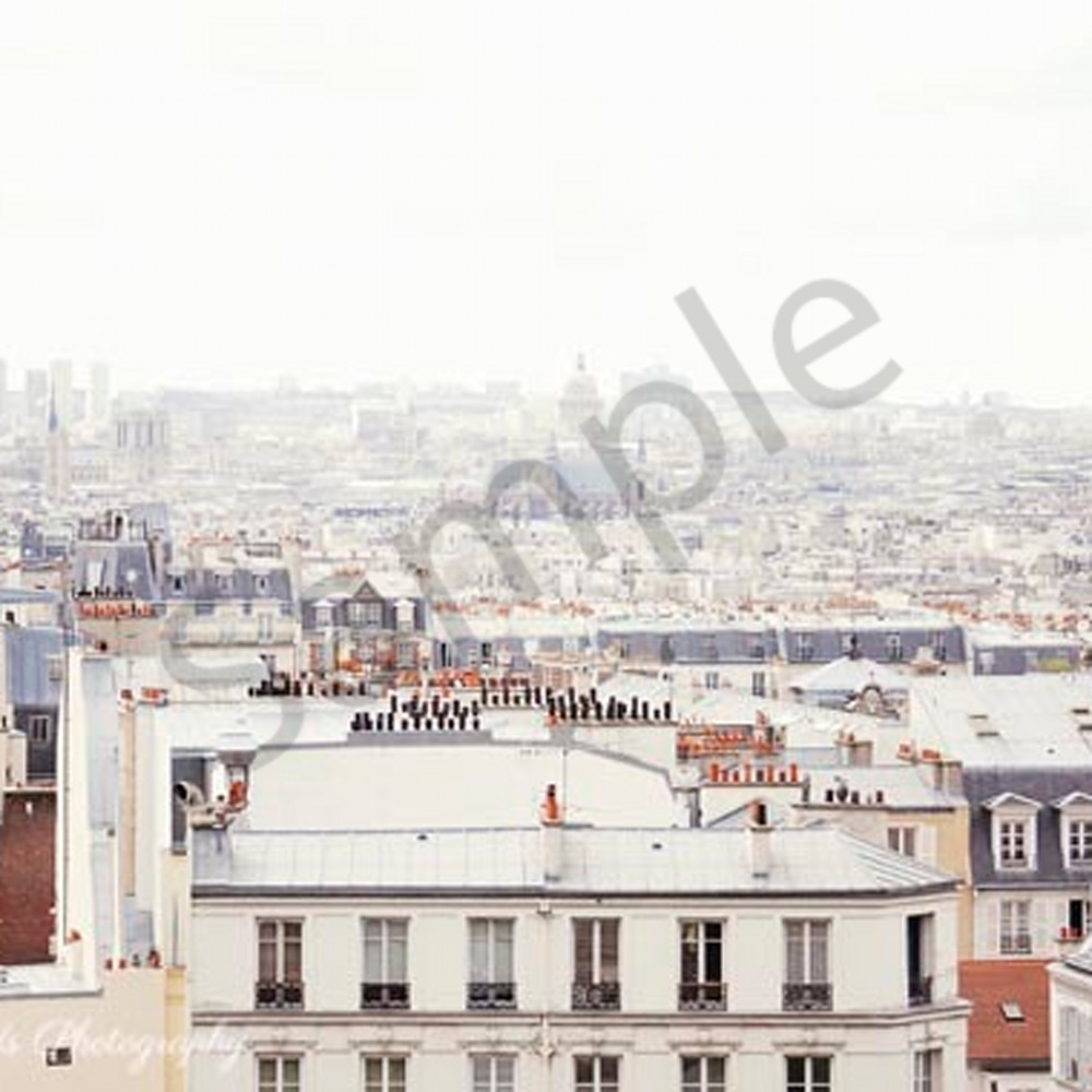 Paris montmartre roof top etsy lehpae