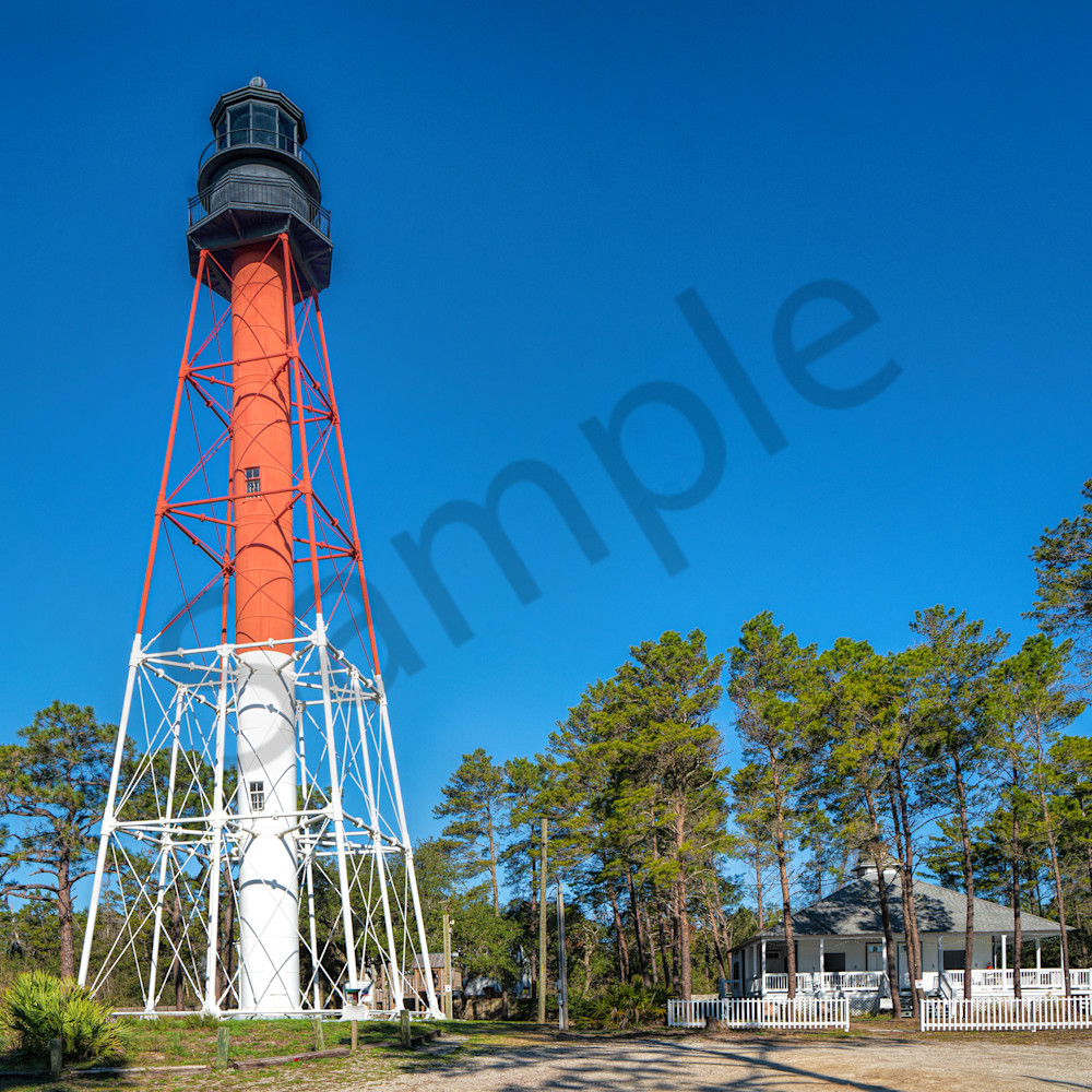 Crooked river lighthouse carrabelle florida 24x36 unwqli