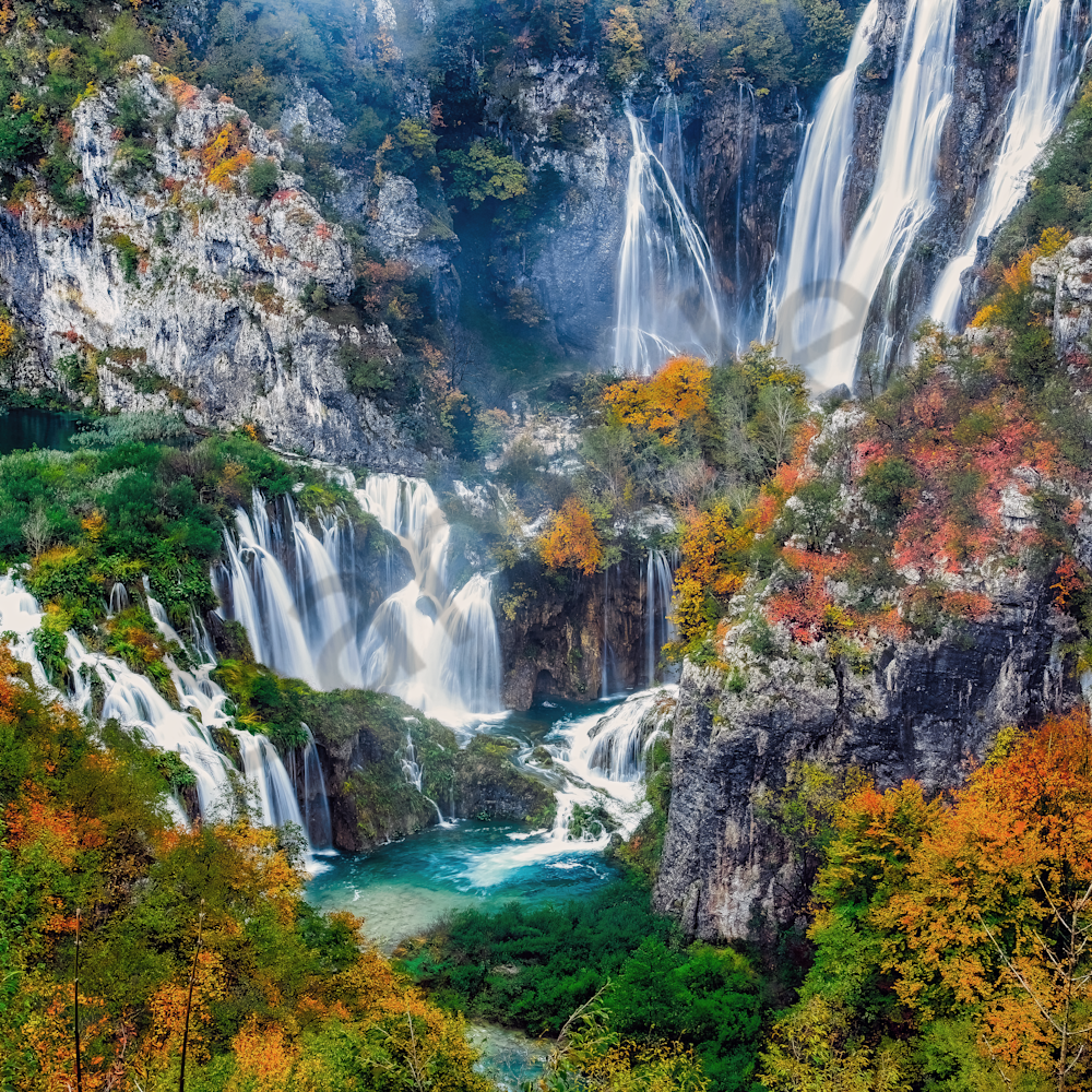 Waterfalls plitvice national park croatia v2proj