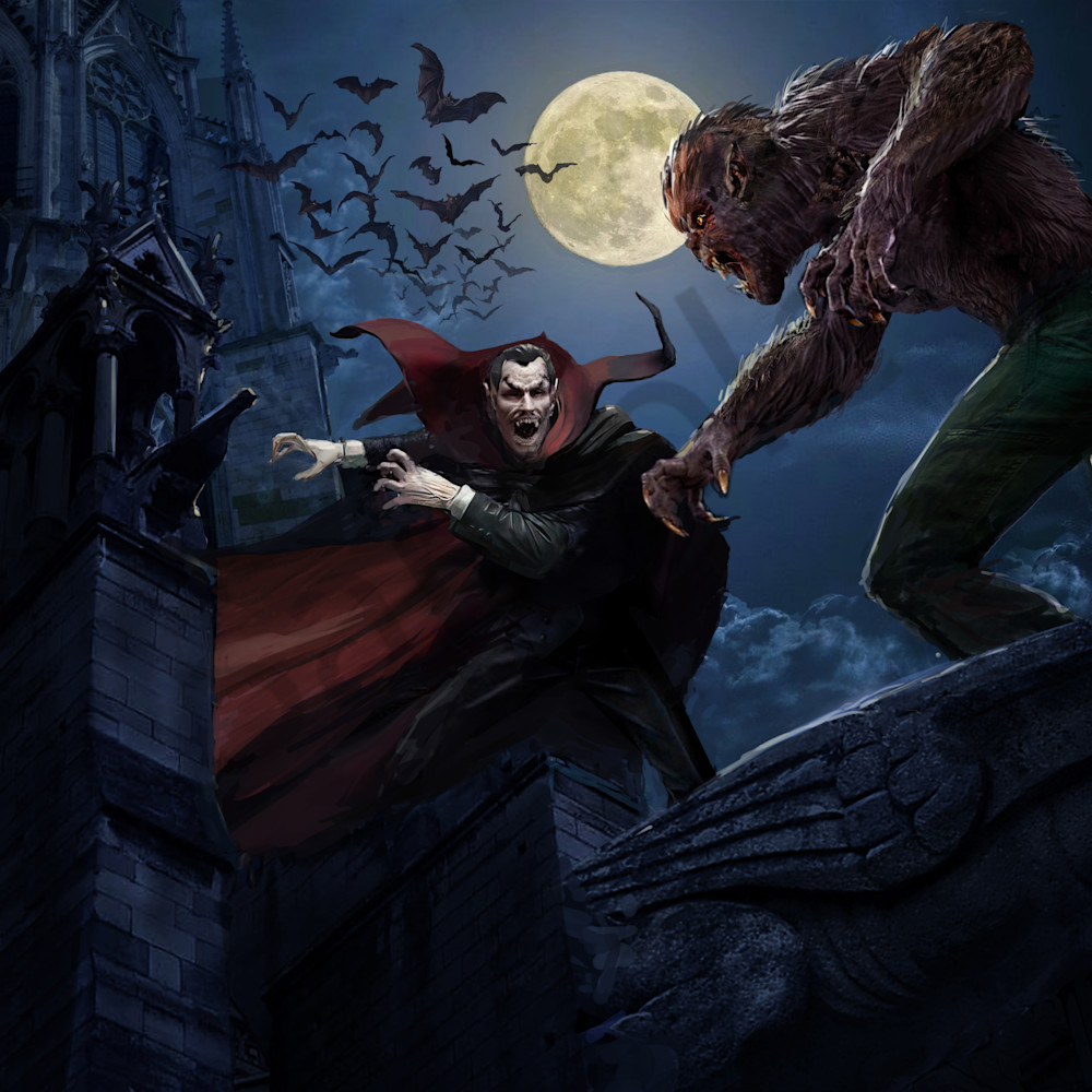 Lord dracula vs werewolf by night xbojcw