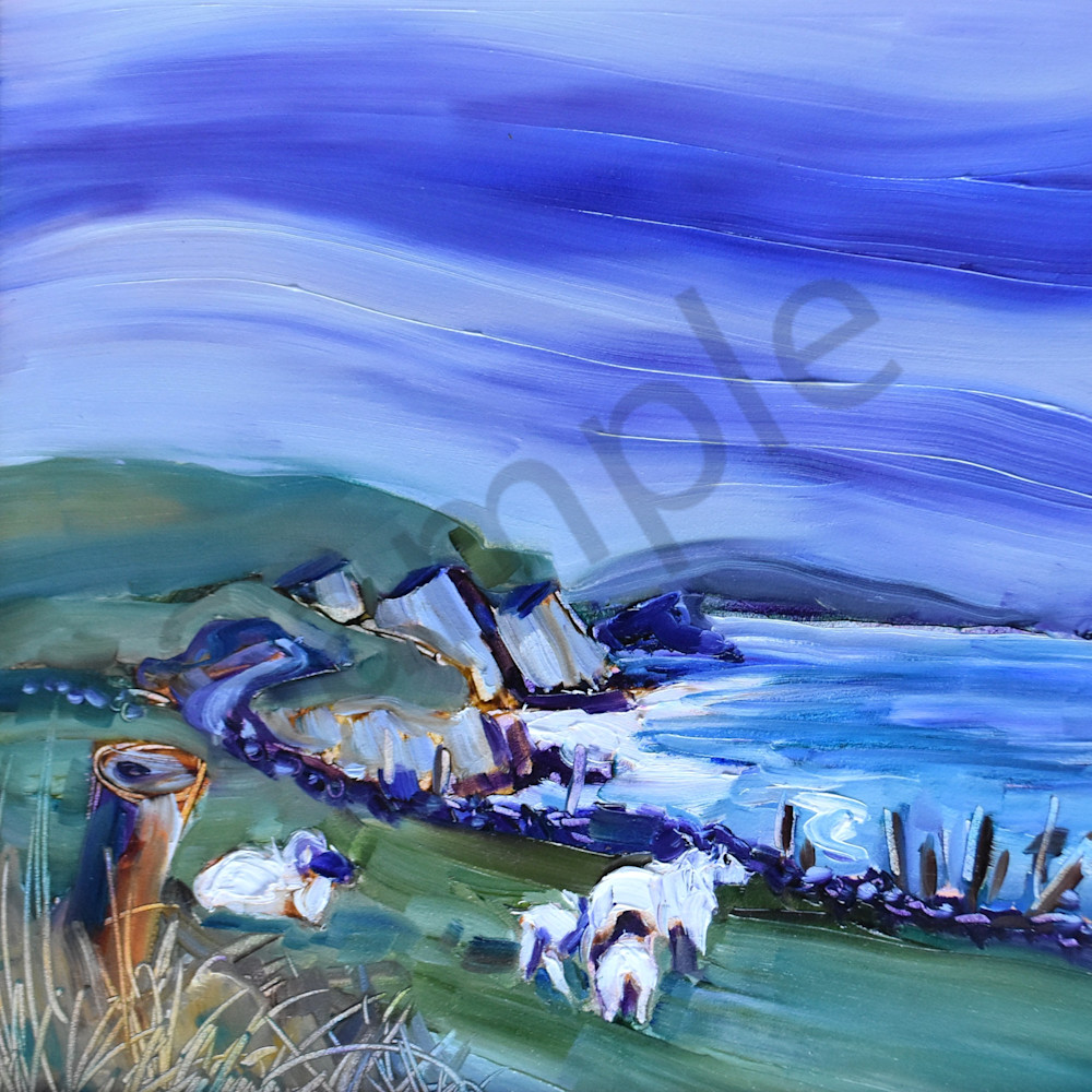Eire irish hues and sheep image for original and print vjenmo