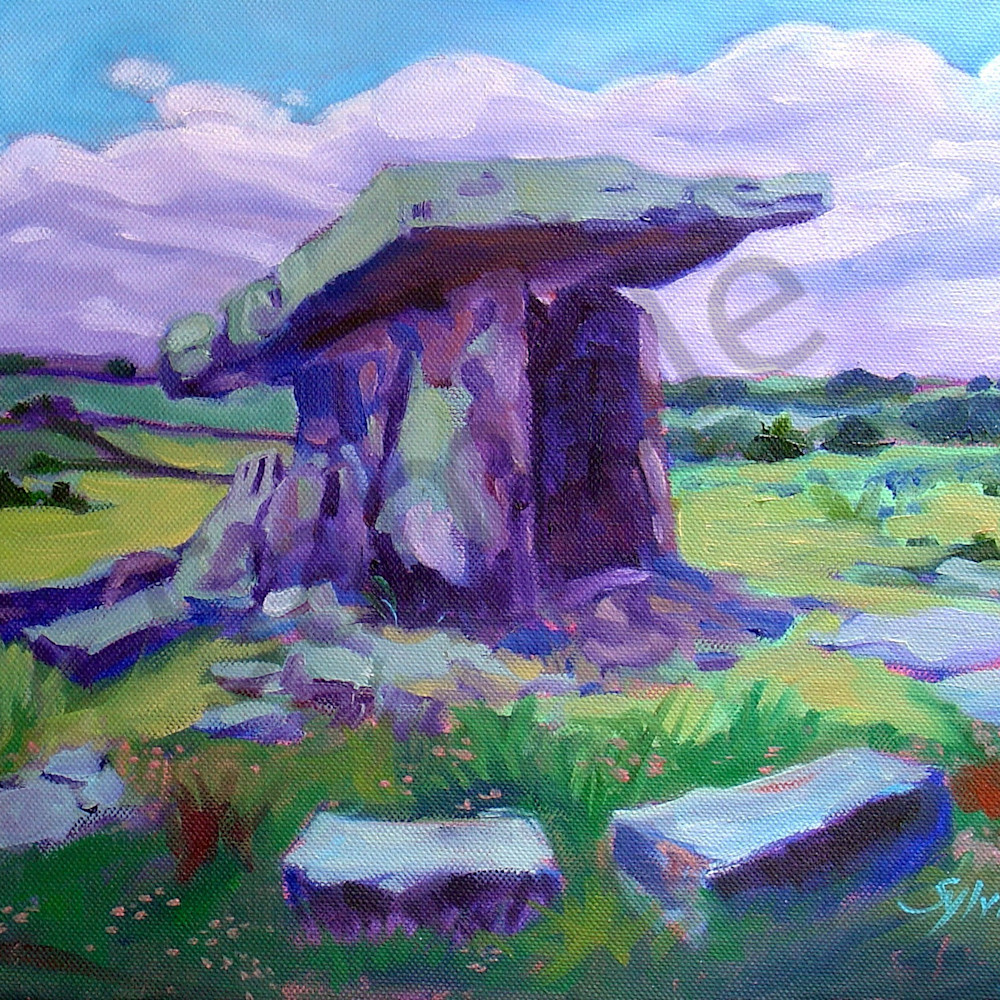 Polnabrone dolmen ireland print inz9a2