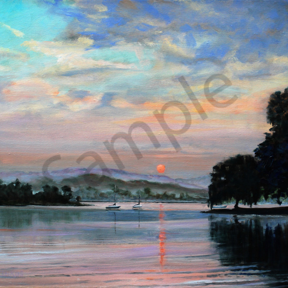 Gentle sunrise custom 36x30 rmh8uz