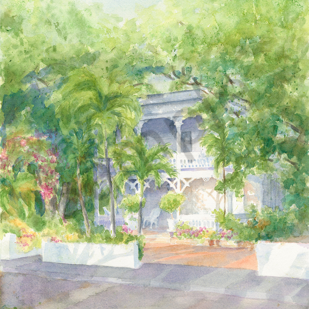 Key West House Art Nancy Reyna Fine Art
