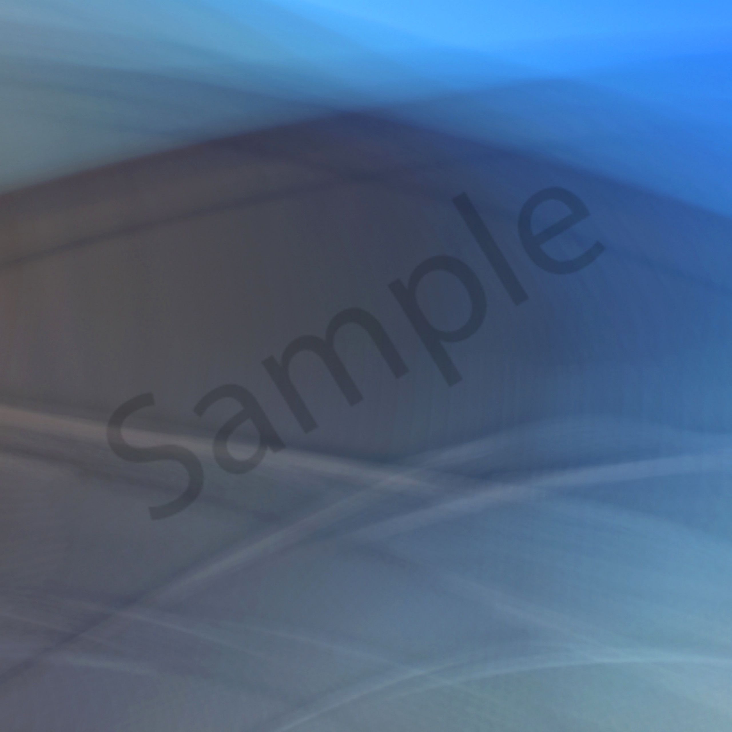Blue Abstract Of A Pontoon Boat
