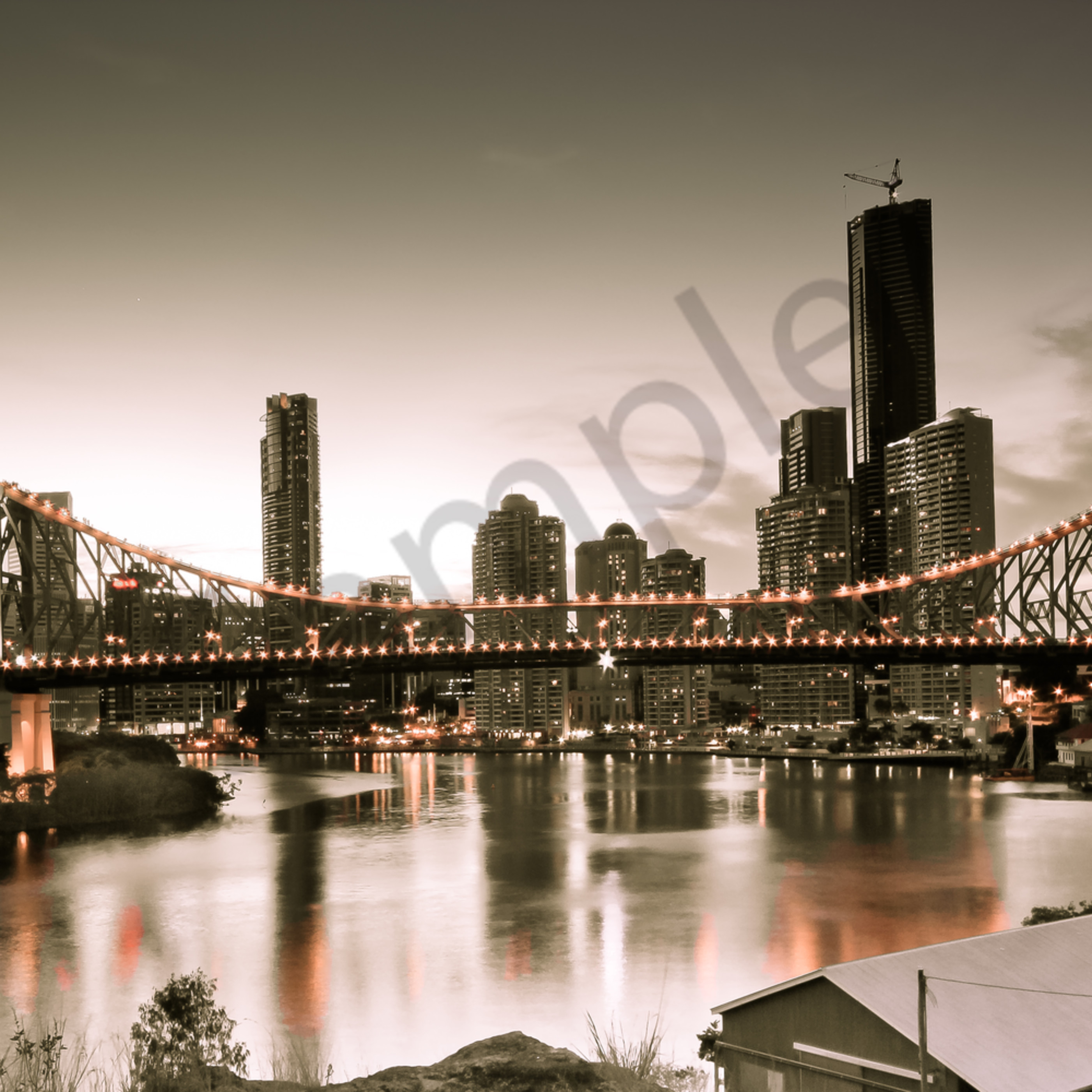 Brisbane City Skyline