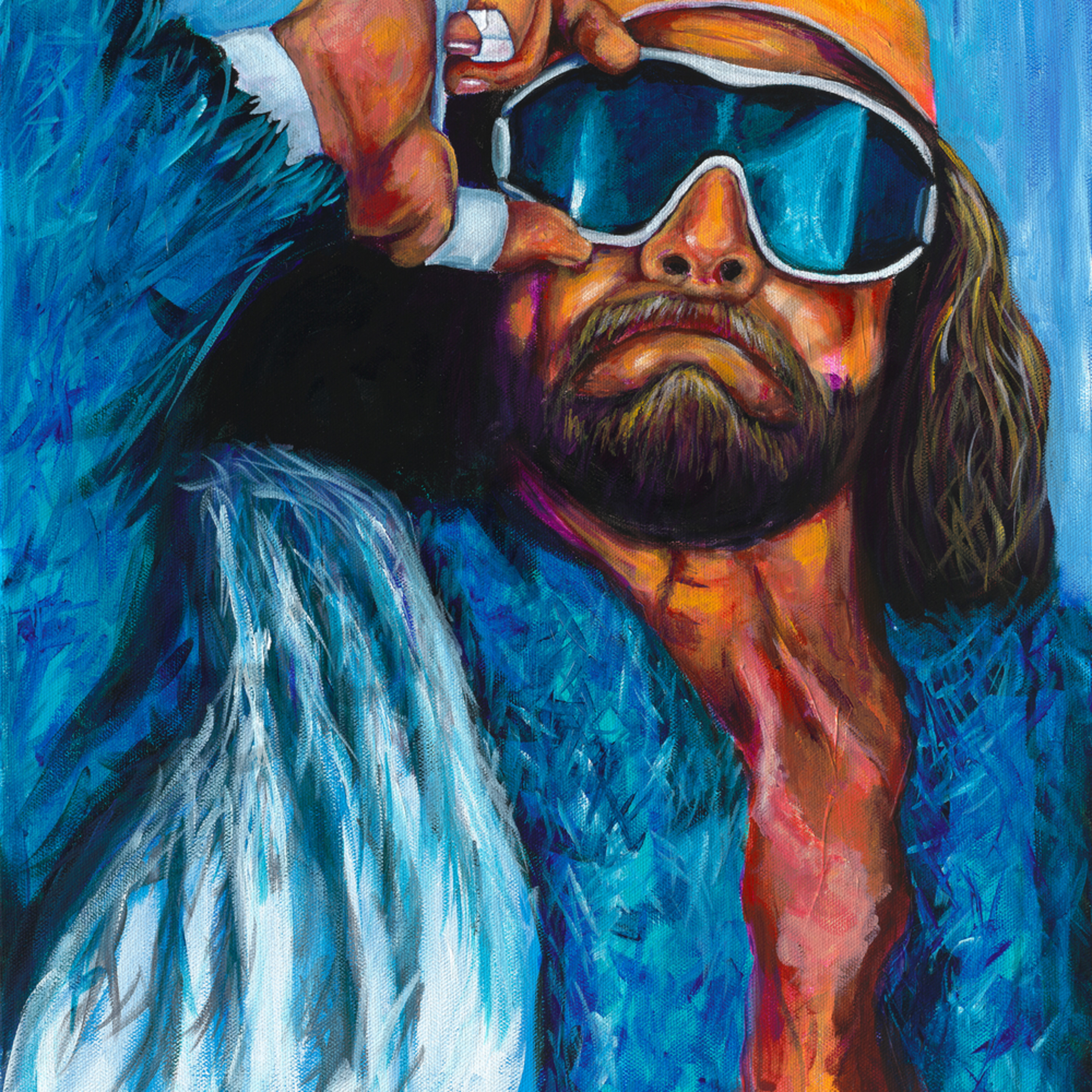 Randy Macho Man Savage Painting