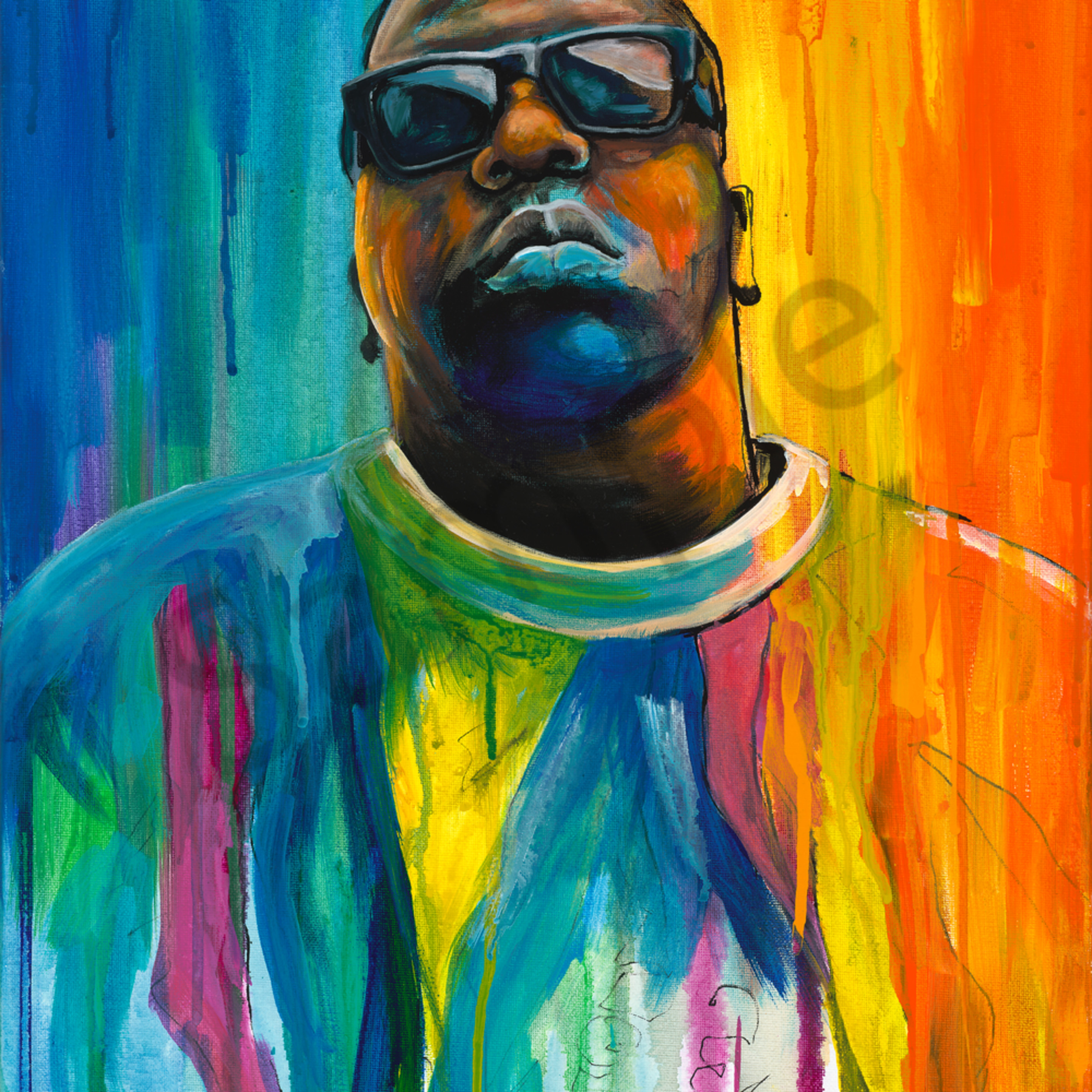 Notorious Big Biggie Smalls Painting