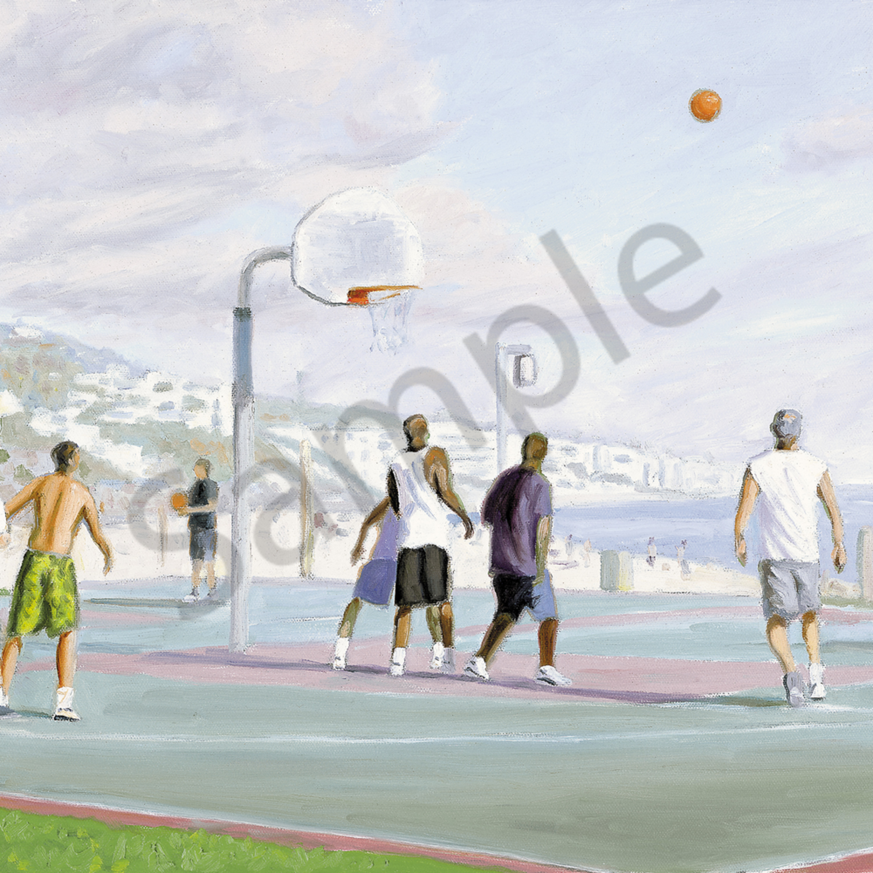 Main Beach Basketball Game