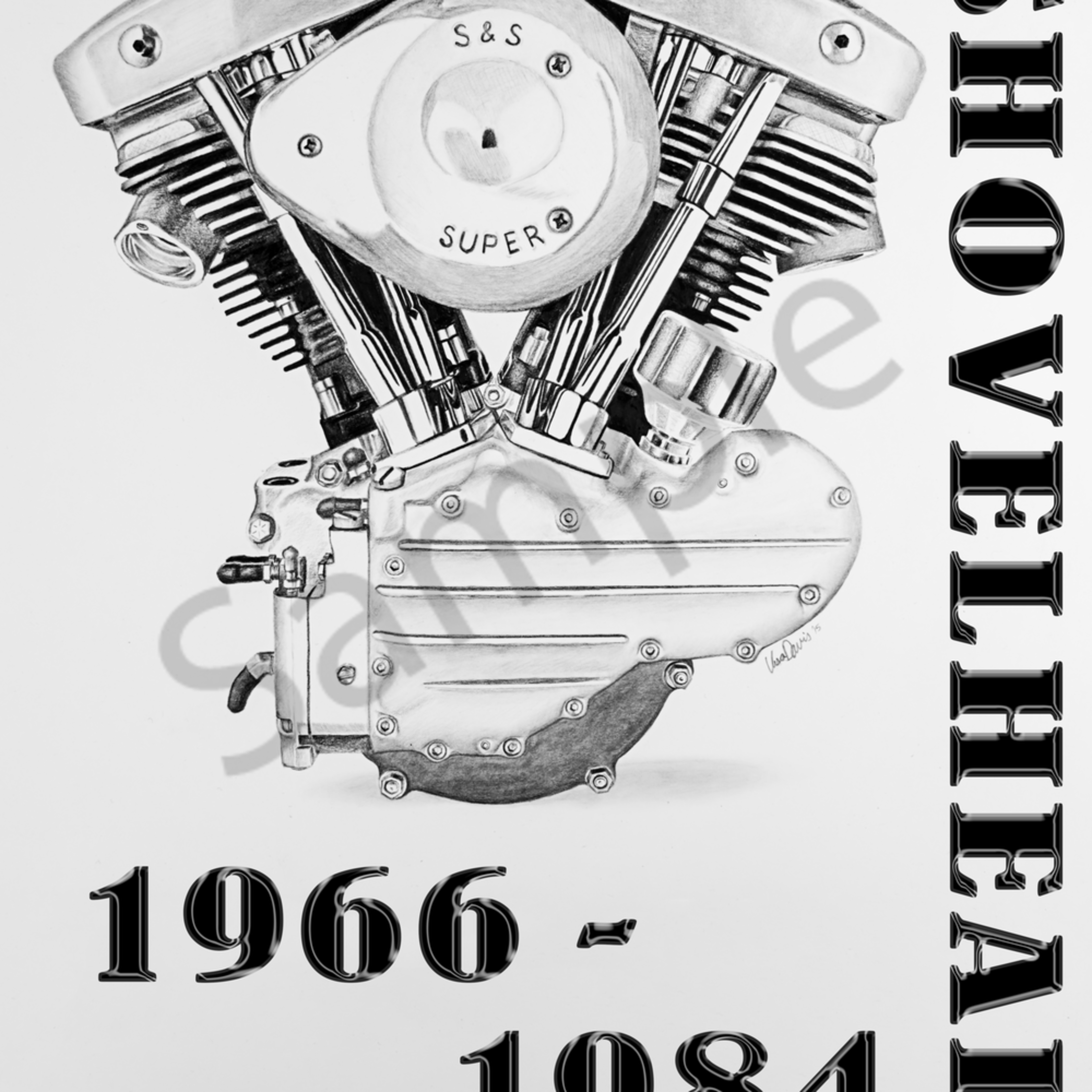 Harley Shovelhead Engine