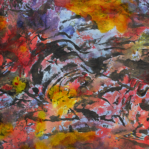 Autumn Swirl Painting By Bonnie Loeh