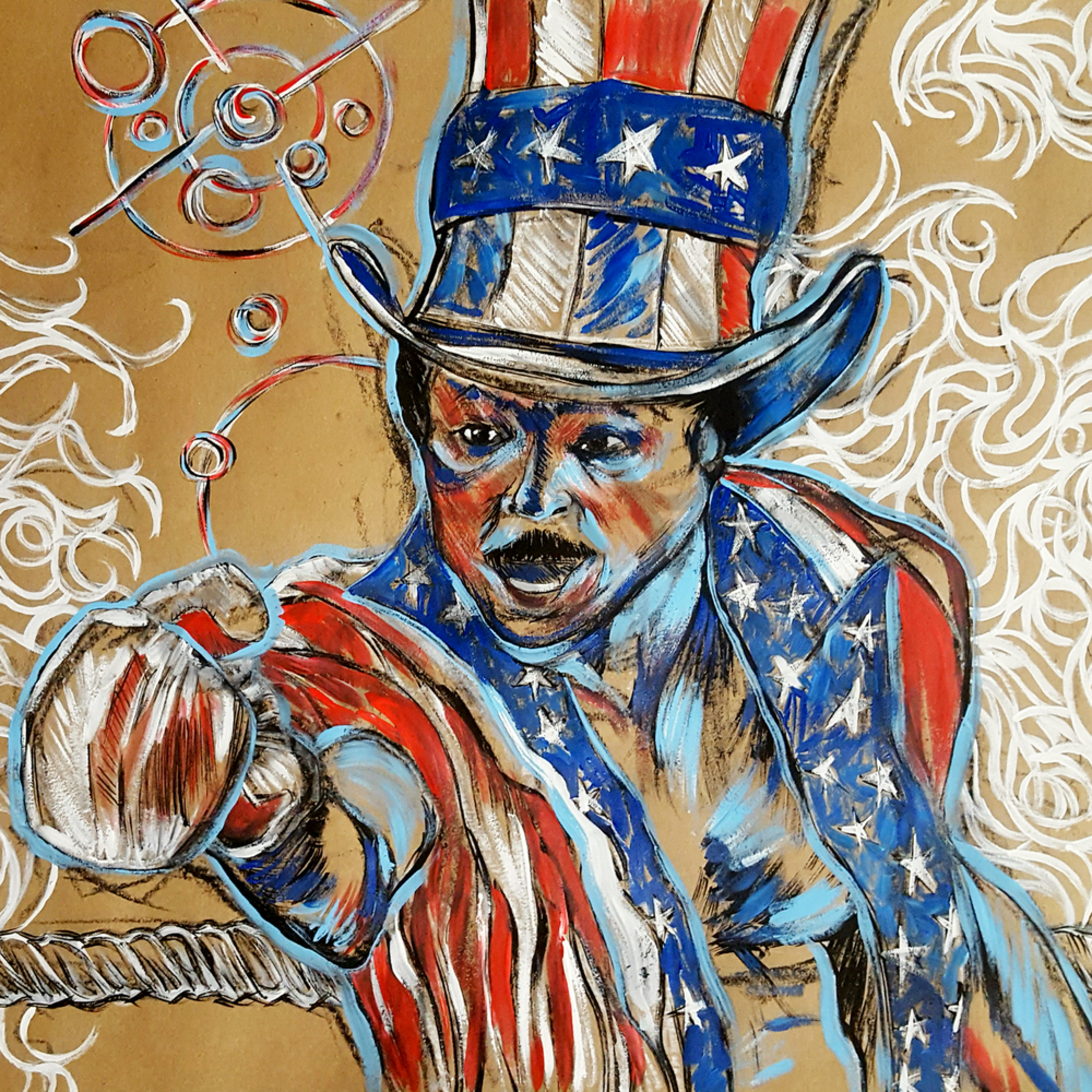 Apollo Creed Boxing Rocky Usa America