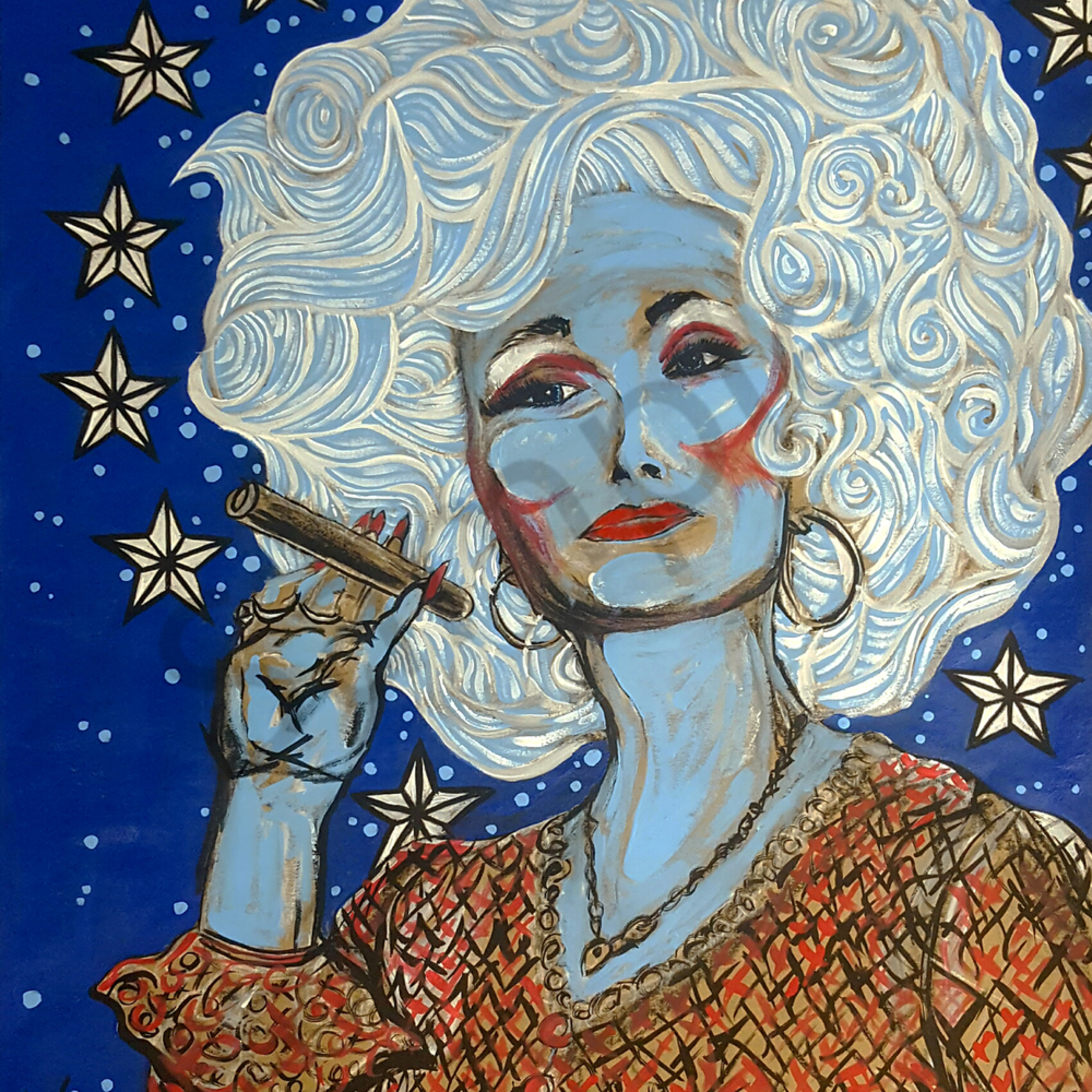 Dolly Parton Fine Art Print Urban Monkism