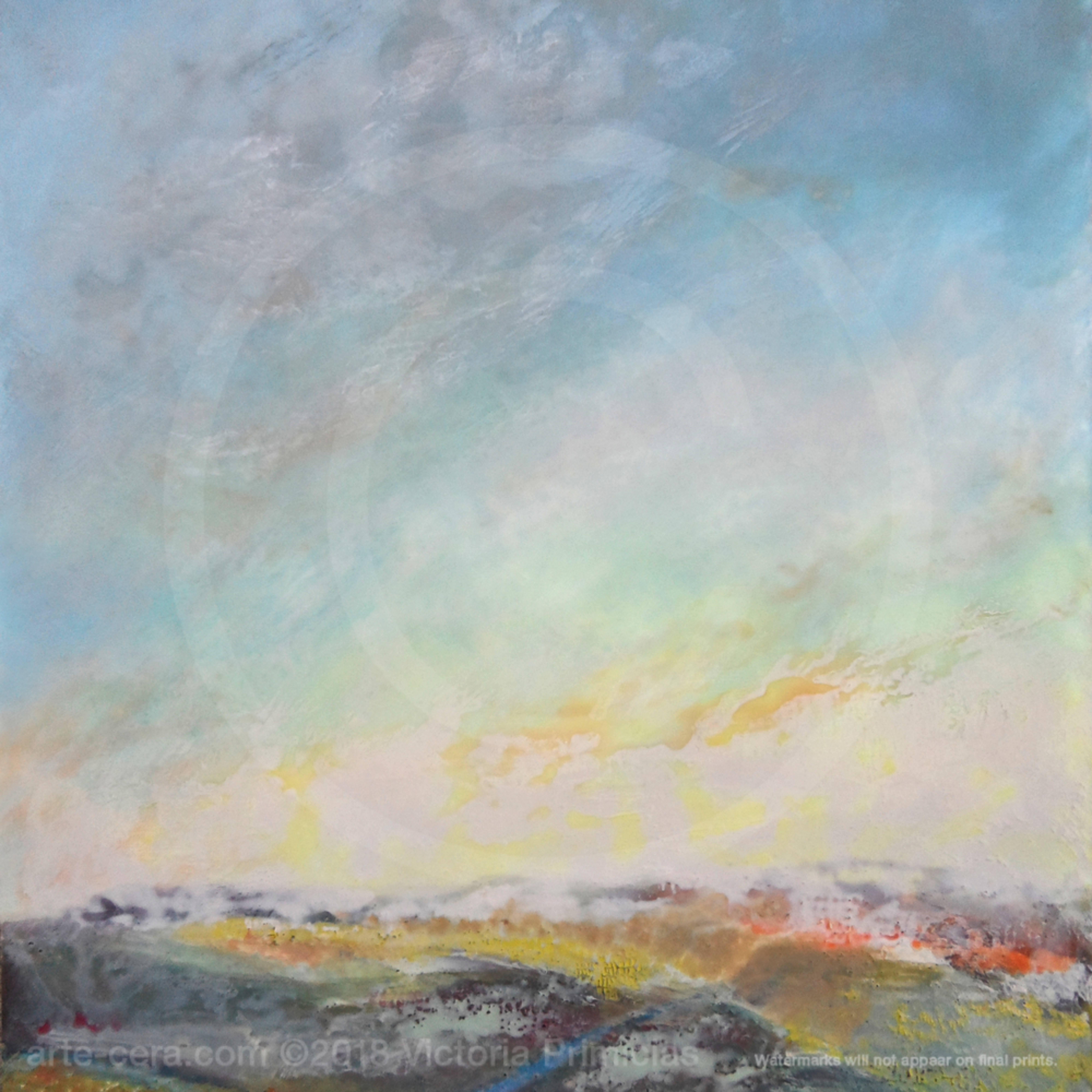 Faraway Nearby Contemporary Landscape Paintings Fine Art