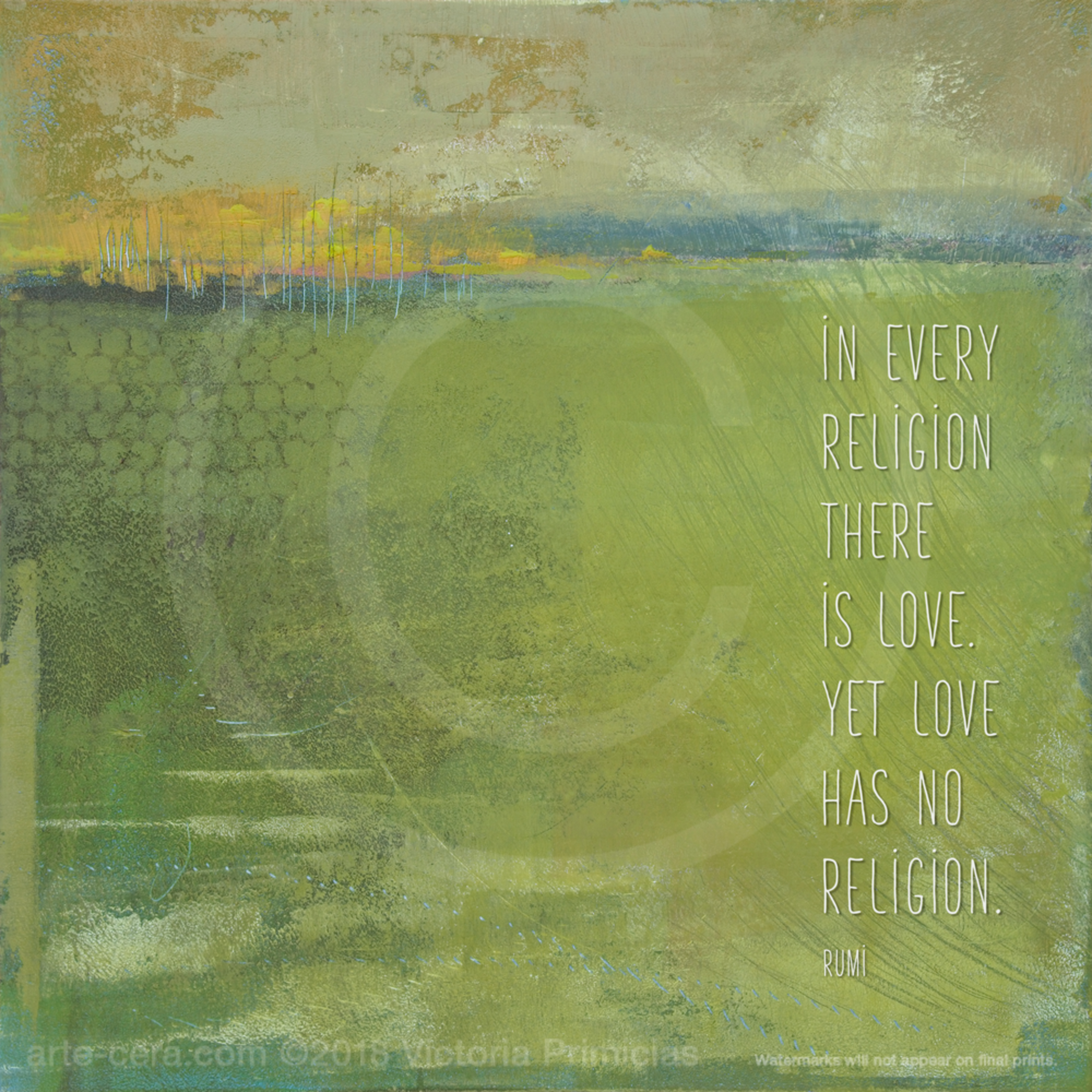 Above Anything Zen Wall Art Rumi