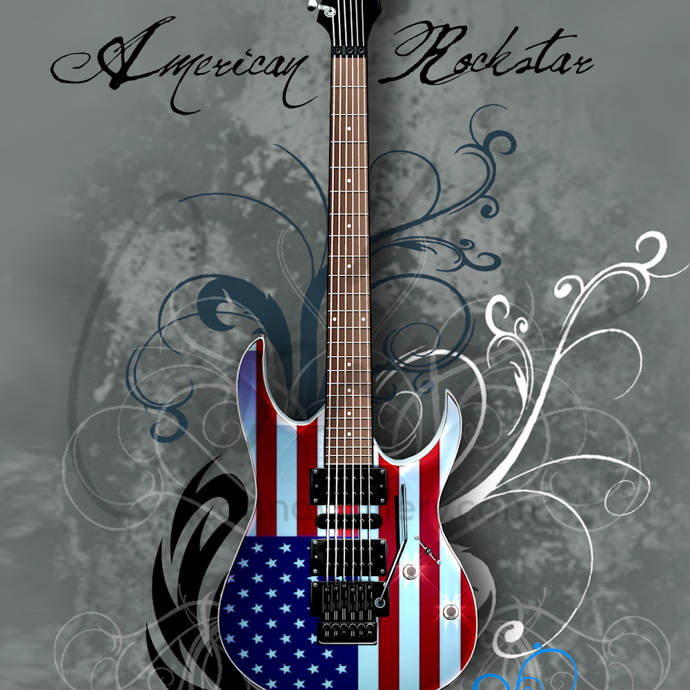 Grey American Rockstar Guitar Vertical Angry guitarist smashing guitar shows rock music. grey american rockstar guitar vertical