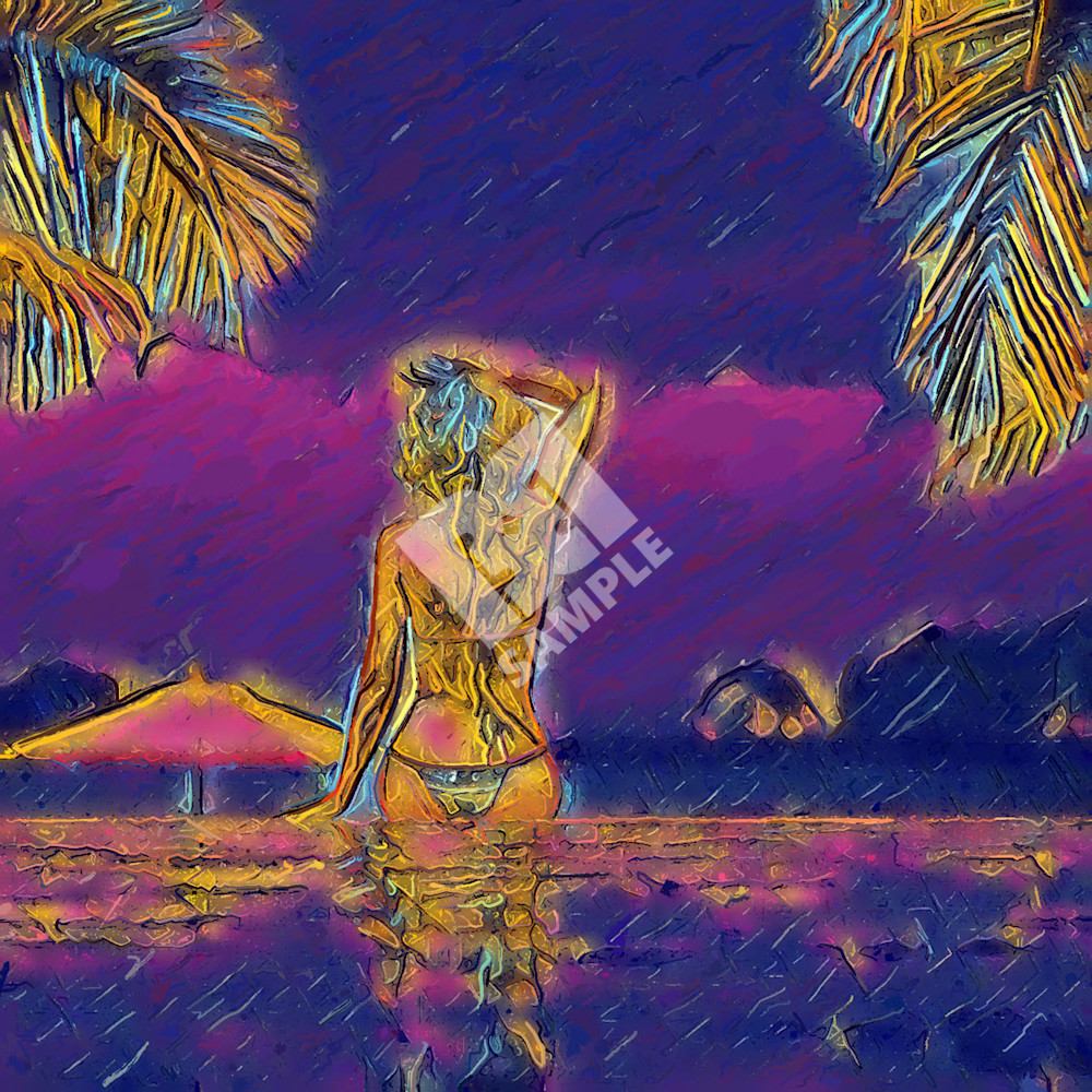 Bikini paradise purple jgluvz