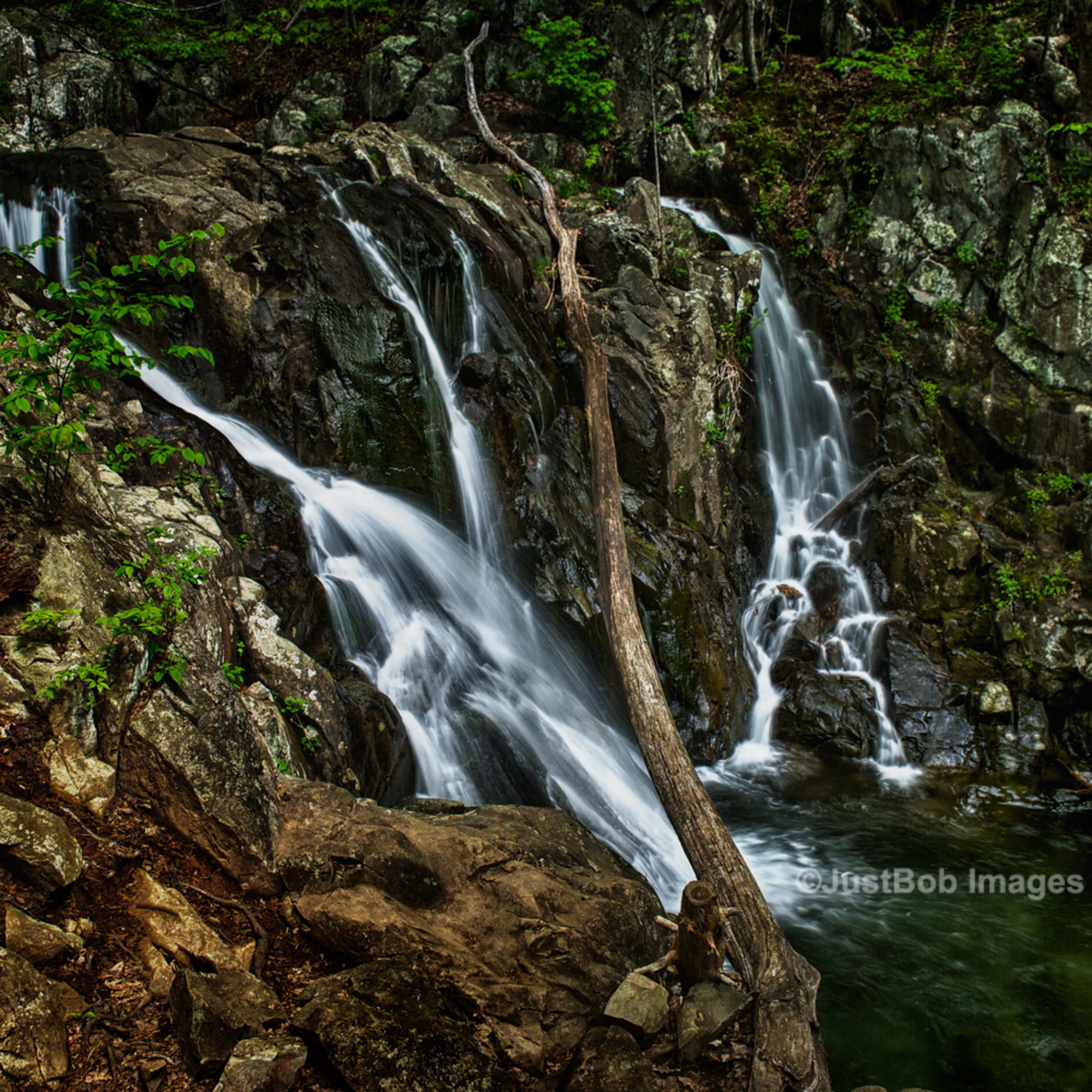 Rose River Falls Fine Art Photograph Justbob Images