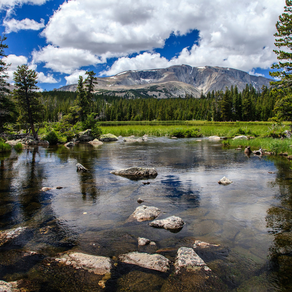 Old Crow Lake from Trail Crossing