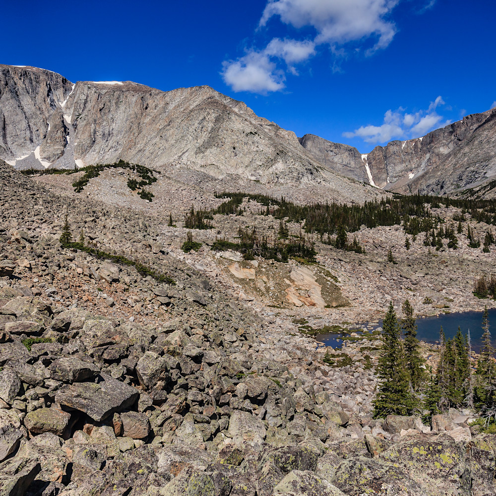 Chill Lakes under Bighorn and Darton Peaks photo