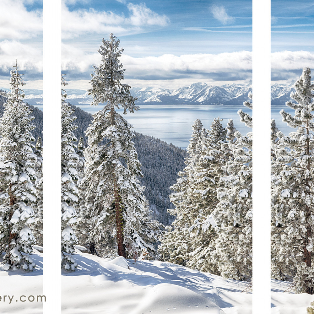 Clearing tahoe storm triptych wkiimg