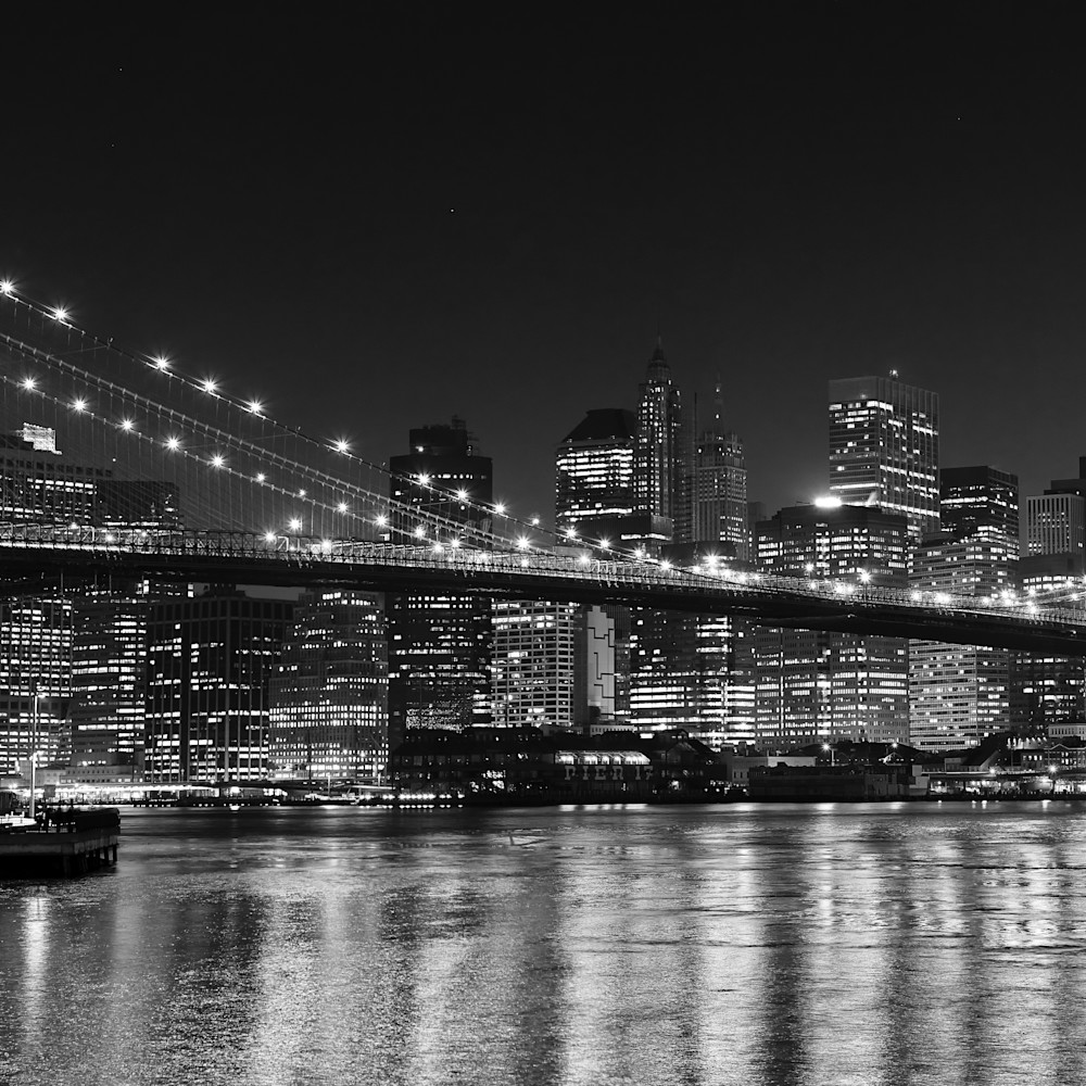 Brooklyn bridge panorama 2 bw spudfj