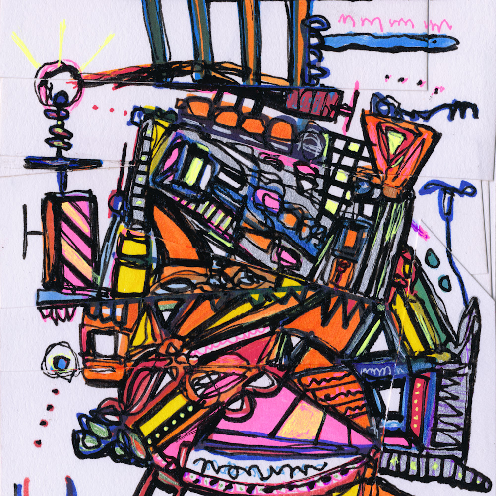 Airship painting joseph  meloy wet paint nyc jmejcn