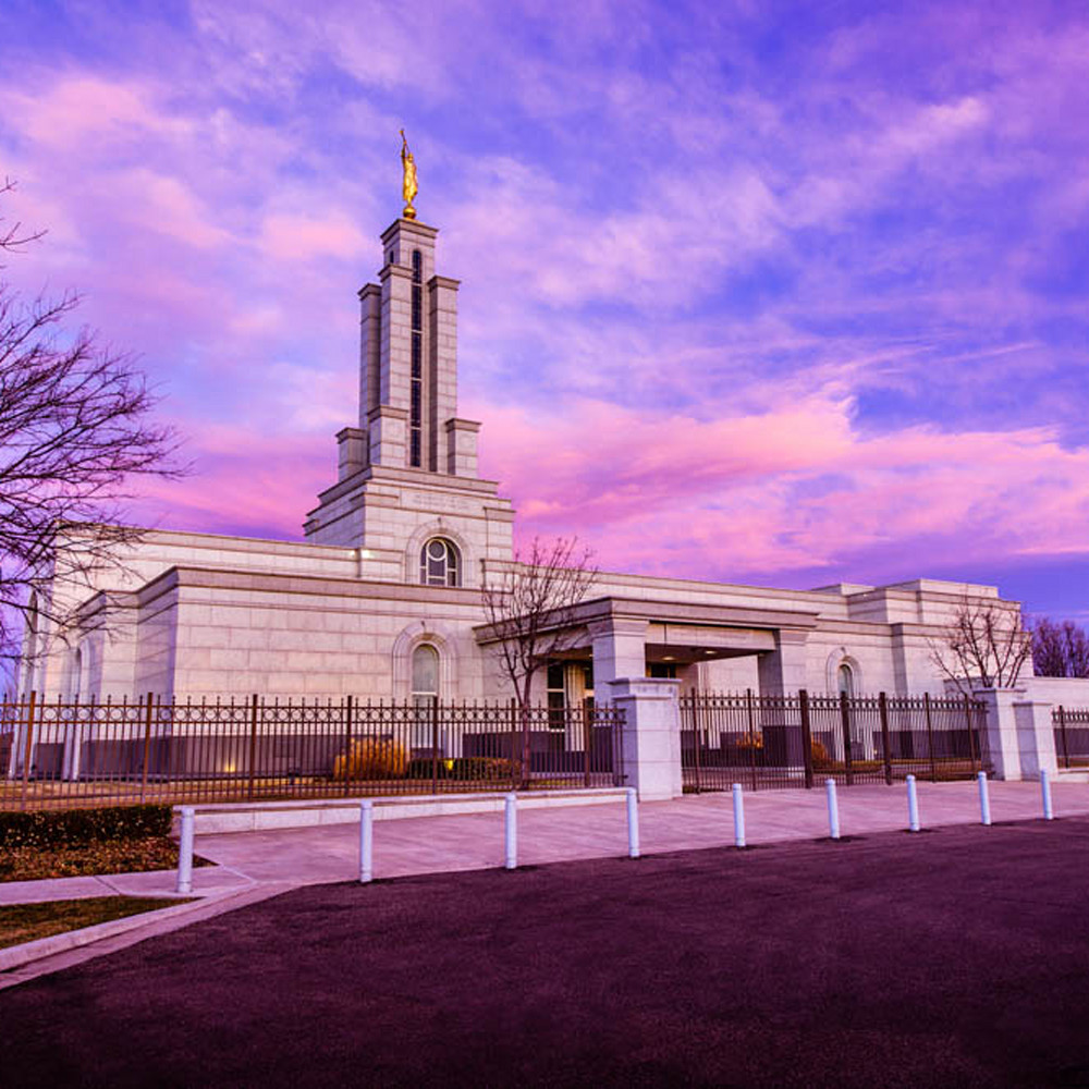 Lubbock Temple Front Left Sunrise Lubbock Temple Front Left Sunrise