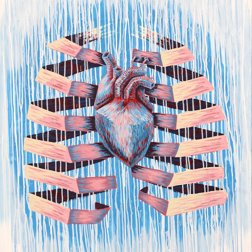 Frozen heart paper lungs large b1h40c
