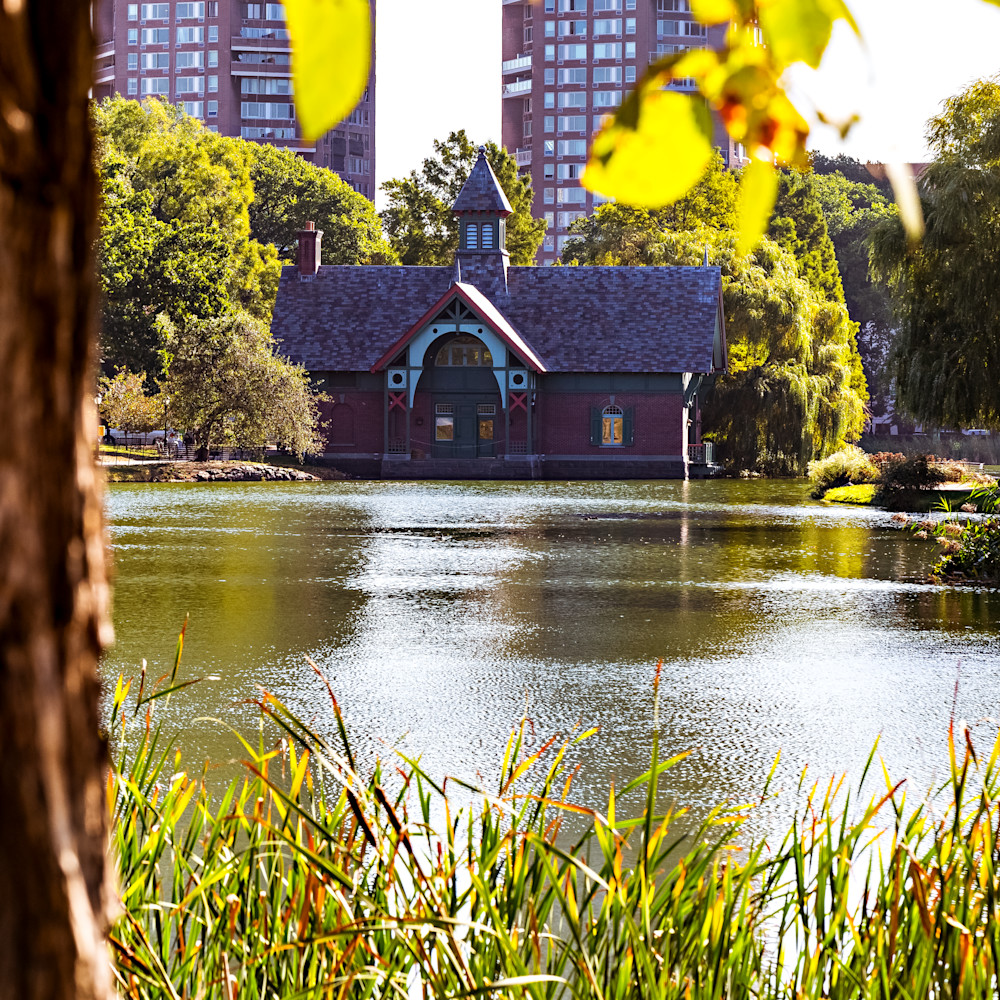 Harlem Meer in Central Park Photograph For Sale As Fine Art