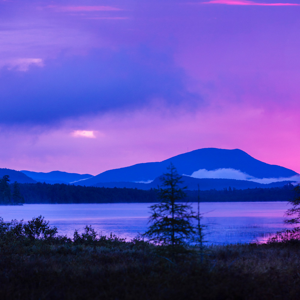 View of Blue Mt on Raquette Lake