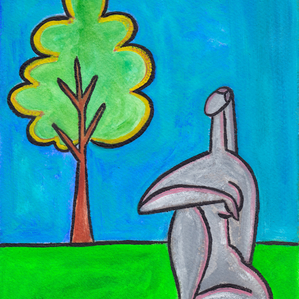 Tree watercolor oil painting paul zepeda wet paint nyc pdtjti