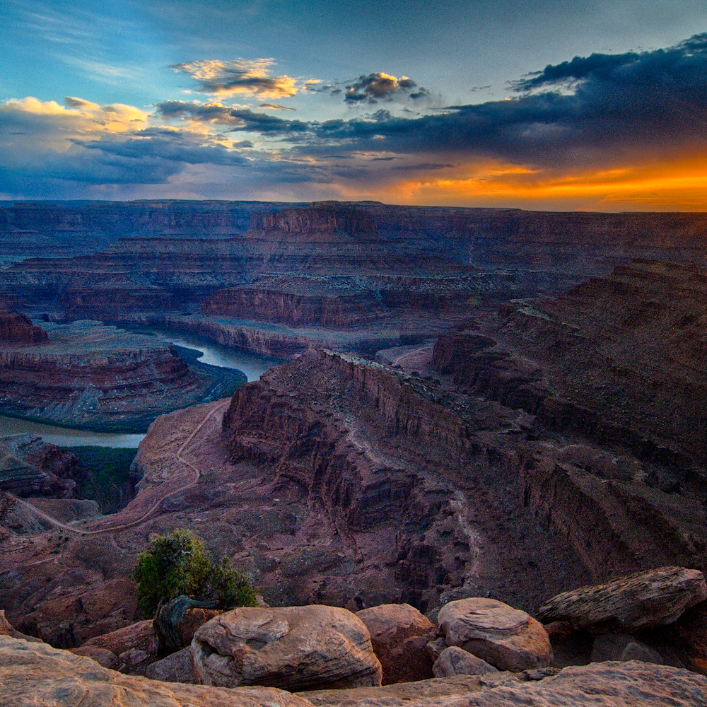 Dead horse point sunset hdr 2 aed406