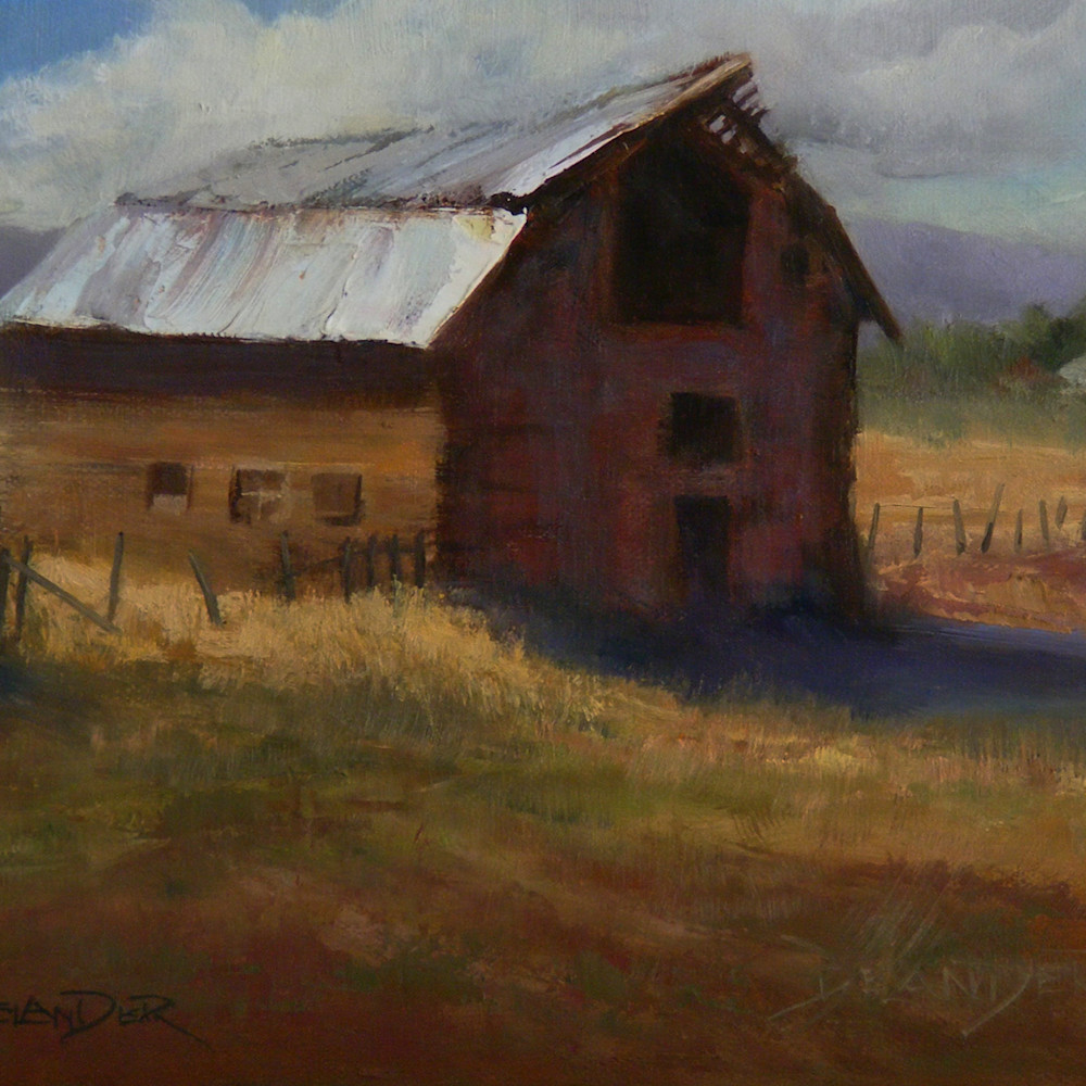 His Father S Barn Art Delander Gallery