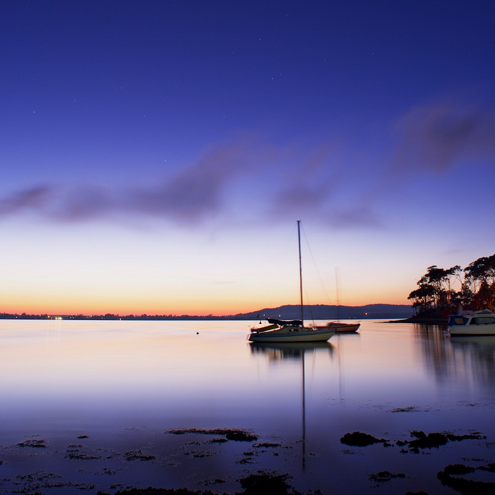 Pre dawn splendour lake macquarie nsw australia landscape photo print feq0oc