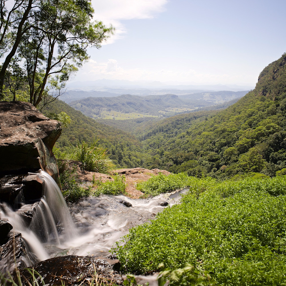 Morans vista morans falls waterfall lamington national park qld australia jbnwoy