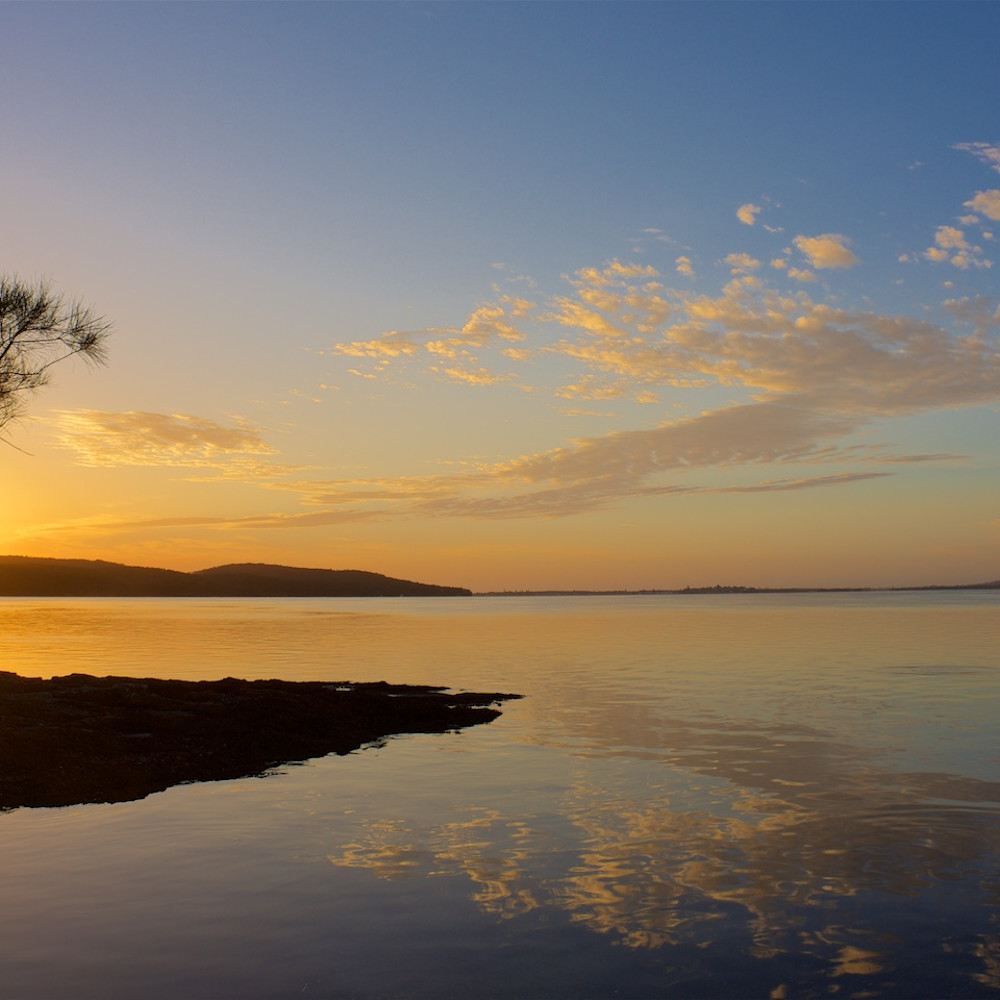Bolton sunrise bolton point lake macquarie australia wslrkp