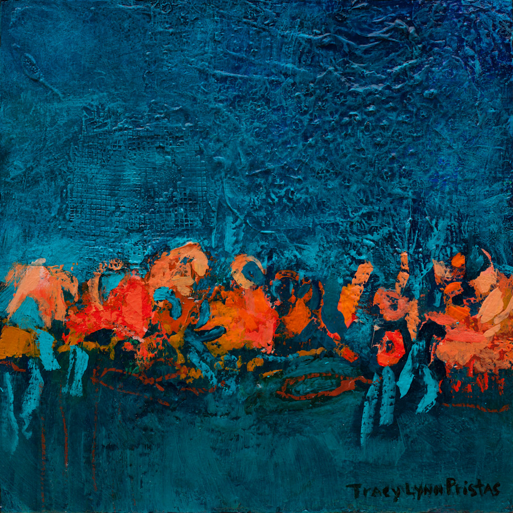Tracy lynn pristas abstract textured art  windswept weaver i hjp4xx