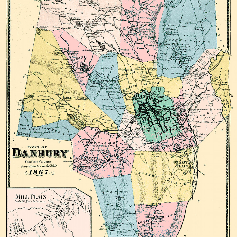 Danbury Ct Gis Map Map Of Danbury, Connecticut