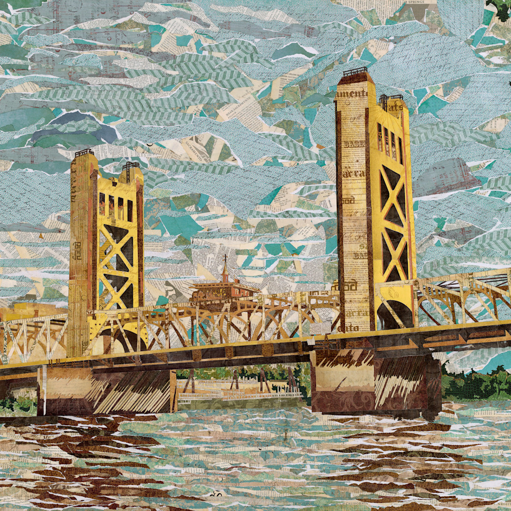 Sacramento bridge art store fronts cvk99k